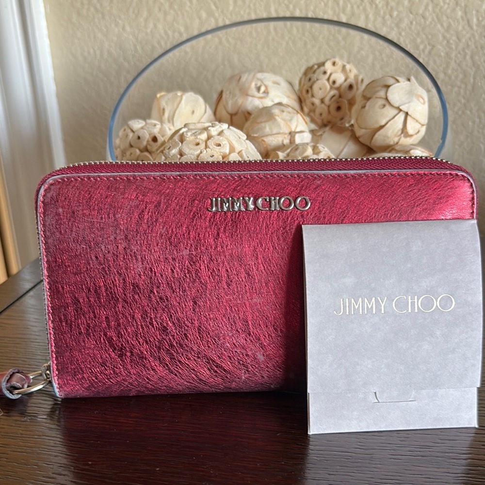 Jimmy Choo Red Wallet
